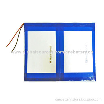 7.4V/3,000mAh Polymer Battery Pack for MID, Tablet, PSP, POS, Tester, Solar Lamp and Electronics
